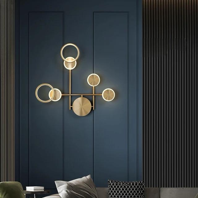 blissbells Decorative LED Wall Lamps (Asymmetrical Ring Light)