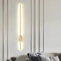 blissbells Modern LED Wall Sconce Light Fixture, Linear Design, Gold Finish, Warm White Illumination