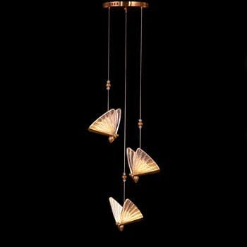 Elegant Butterfly Pendant Light – Modern Decorative Ceiling Fixture for Living Room, Bedroom & Dining Area