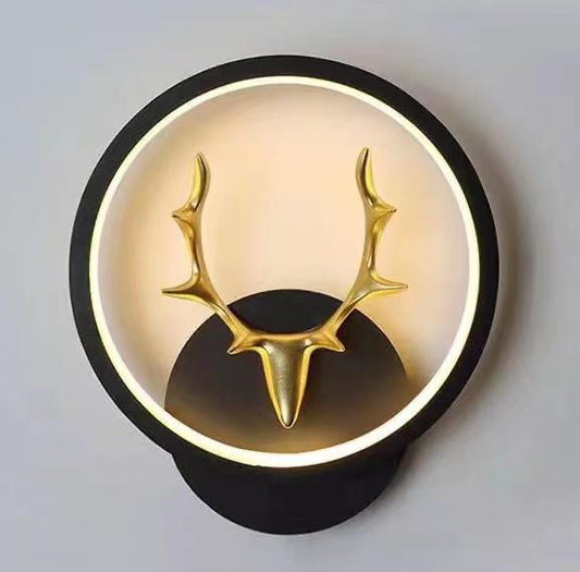 blissbells LED Stag Wall Lamp (Pack 2 Stag Circle)