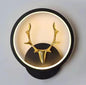 blissbells LED Stag Wall Lamp (Pack 2 Stag Circle)
