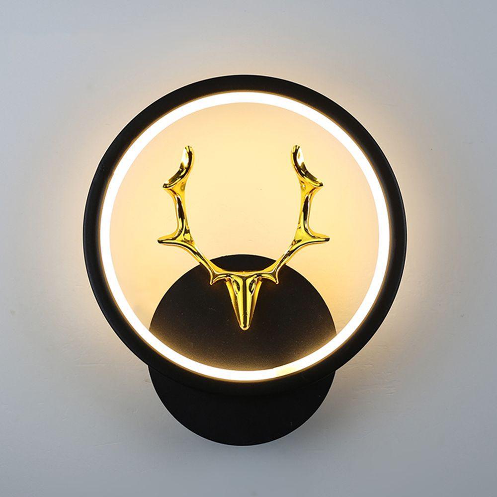 blissbells LED Stag Wall Lamp (Pack 2 Stag Circle)