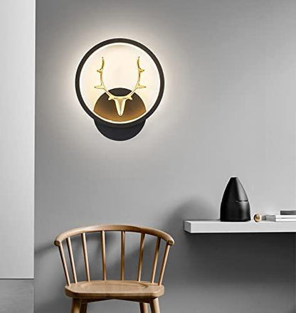 blissbells LED Stag Wall Lamp (Pack 2 Stag Circle)