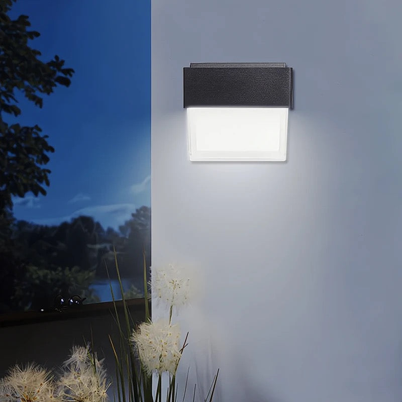 blissbells IP65 5W Acraylic Round Up Down Model Outdoor Latest Up Down Wall Mounted Light, (Warm White) Pack of 1