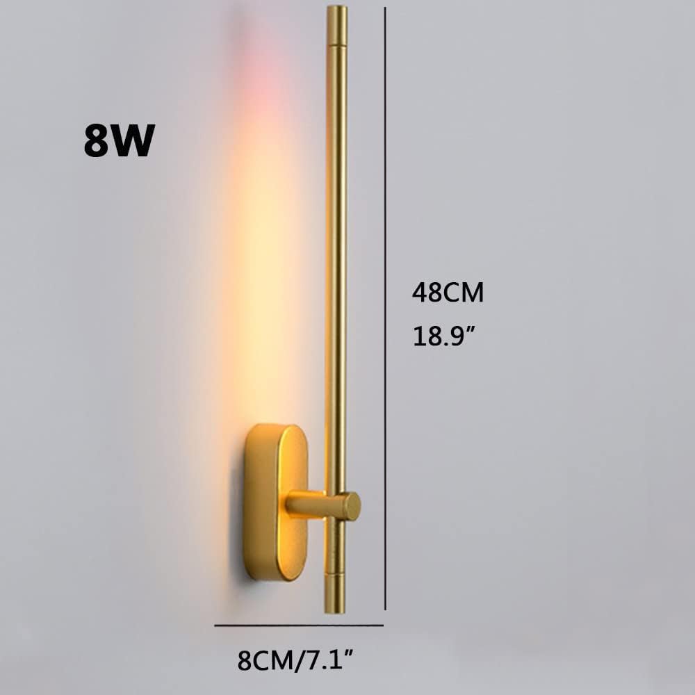 blissbells 10 Watt Gold Arm Wall LED Light (Warm White)
