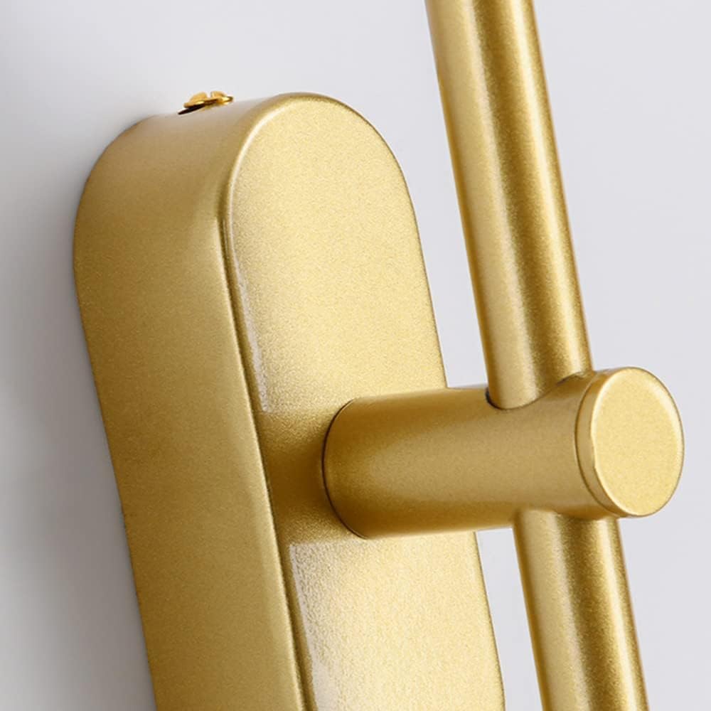 blissbells 10 Watt Gold Arm Wall LED Light (Warm White)