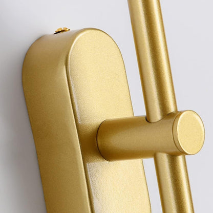 blissbells 10 Watt Gold Arm Wall LED Light (Warm White)