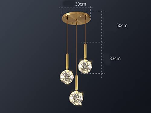blissbells Fairy LED Wall Lamp (3 Glass Hanging Pendant)