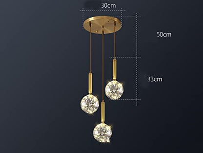 blissbells Fairy LED Wall Lamp (3 Glass Hanging Pendant)