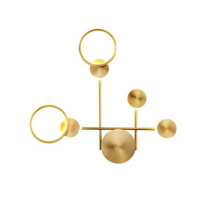 blissbells Decorative LED Wall Lamps (Asymmetrical Ring Light)