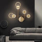 blissbells Decorative LED Wall Lamps (Asymmetrical Ring Light)