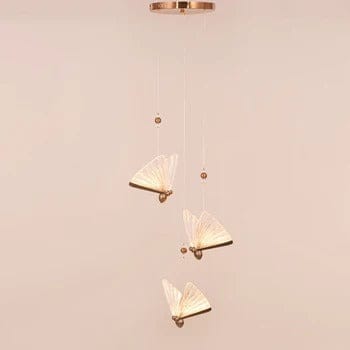 Elegant Butterfly Pendant Light – Modern Decorative Ceiling Fixture for Living Room, Bedroom & Dining Area