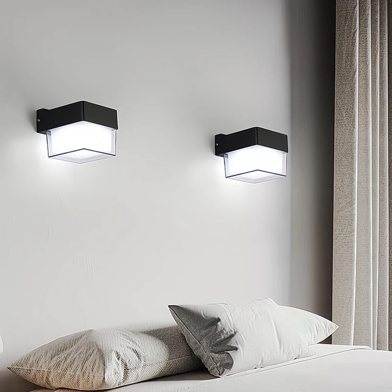 blissbells IP65 5W Acraylic Round Up Down Model Outdoor Latest Up Down Wall Mounted Light, (Warm White) Pack of 1