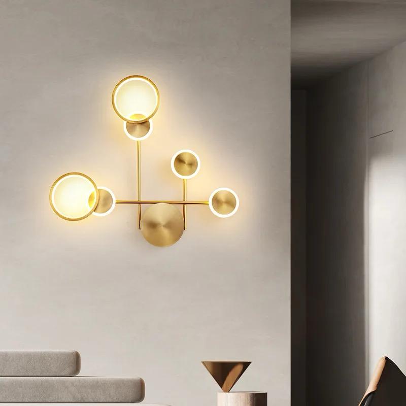 blissbells Decorative LED Wall Lamps (Asymmetrical Ring Light)
