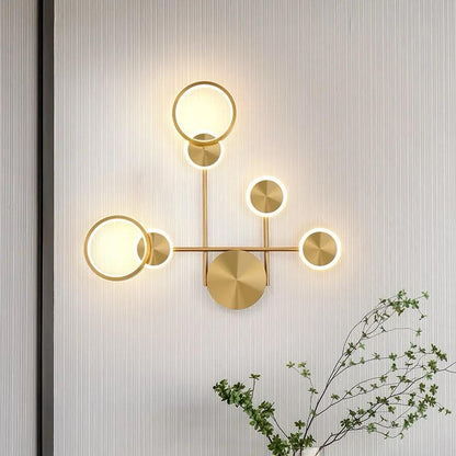 blissbells Decorative LED Wall Lamps (Asymmetrical Ring Light)