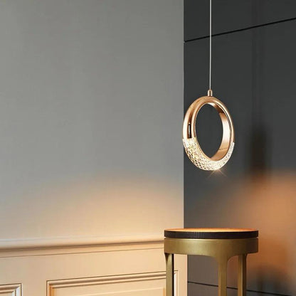 blissbells Crystal Hanging Pendant (Hanging Crystal Ring)