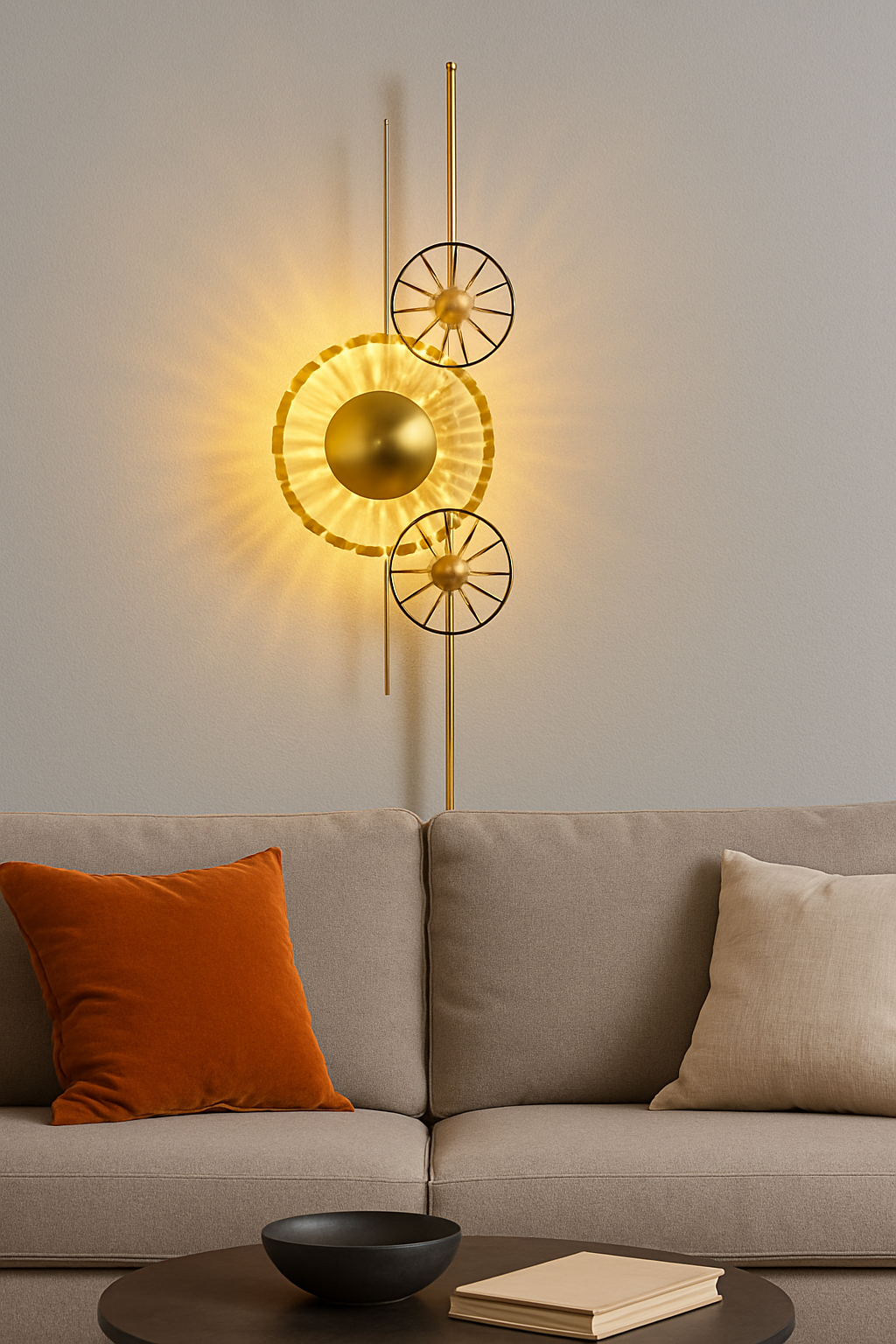 Luxury Artistic Wall Light – Modern Decorative LED Wall Lamp for Living Room, Bedroom & Hallway