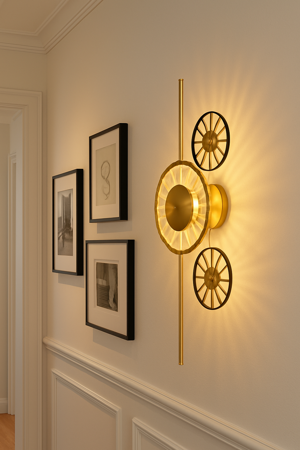 Luxury Artistic Wall Light – Modern Decorative LED Wall Lamp for Living Room, Bedroom & Hallway