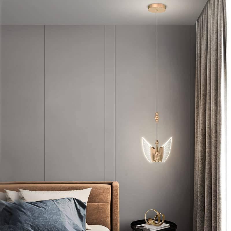 Luxury Swan Pendant Light – Modern LED Decorative Hanging Lamp for Bedroom, Living Room & Hallway