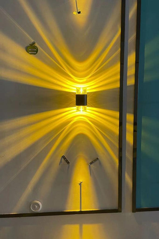 blissbells Modern LED Uplight Wall Lamp Light - Warm White, Black