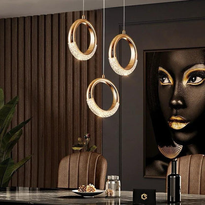 blissbells Crystal Hanging Pendant (Hanging Crystal Ring)