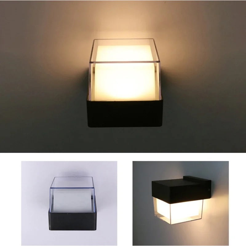 blissbells IP65 5W Acraylic Round Up Down Model Outdoor Latest Up Down Wall Mounted Light, (Warm White) Pack of 1