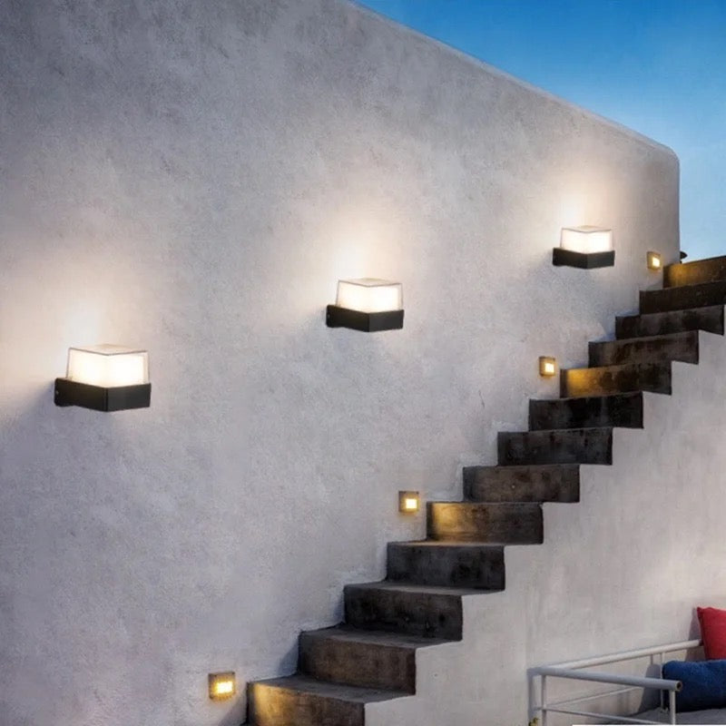 blissbells IP65 5W Acraylic Round Up Down Model Outdoor Latest Up Down Wall Mounted Light, (Warm White) Pack of 1