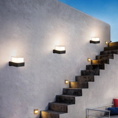 blissbells IP65 5W Acraylic Round Up Down Model Outdoor Latest Up Down Wall Mounted Light, (Warm White) Pack of 1