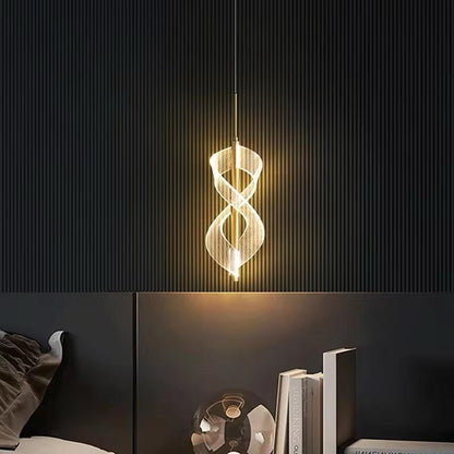 Elegant Infinity LED Pendant Light – Modern Bedroom Lighting