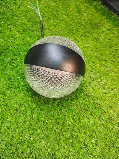 blissbells Modern Spherical Wall Light, LED Ambient Lighting, Black and White Design